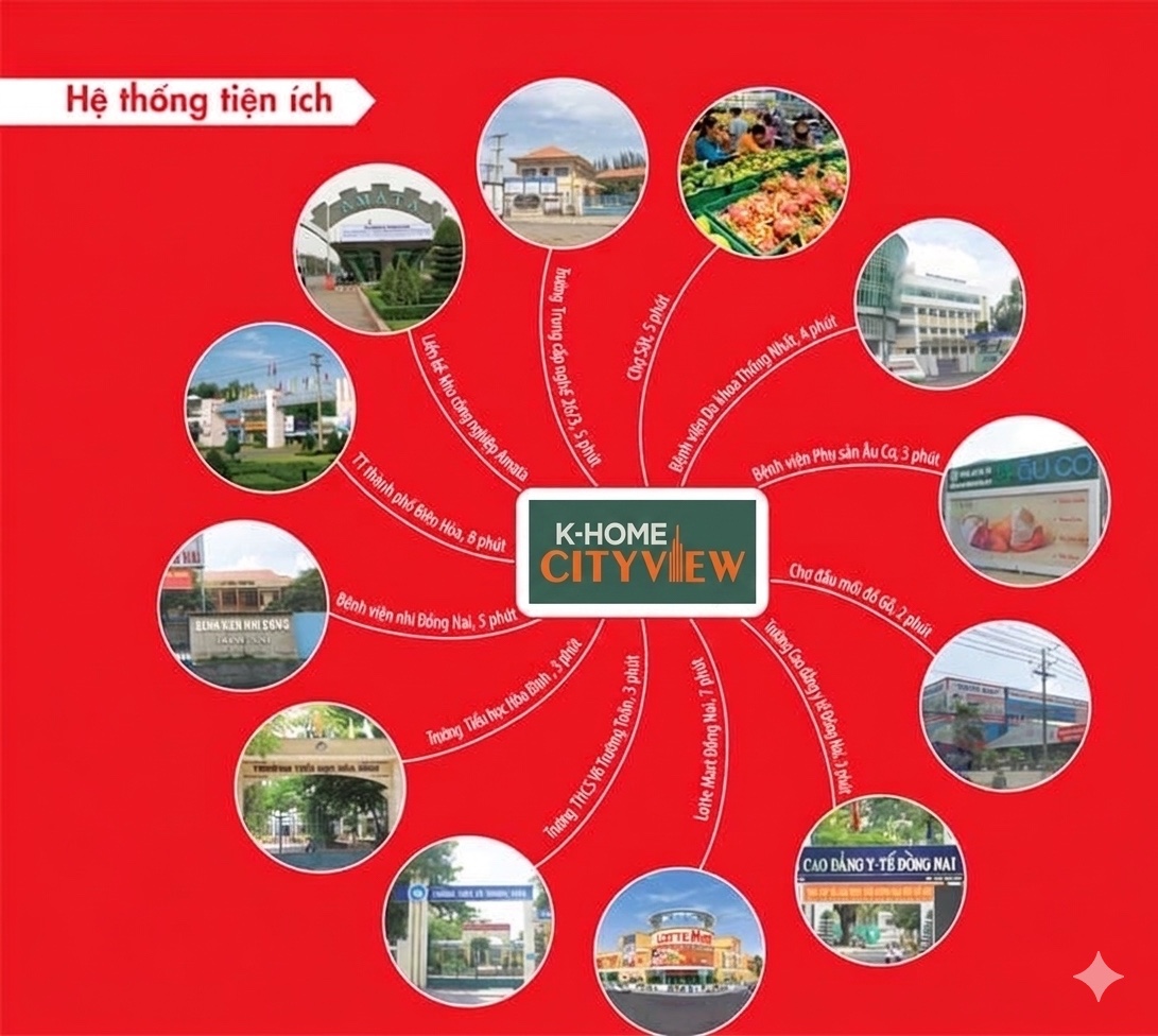 Tiện ích ngoại khu căn hộ K-Home Cityview