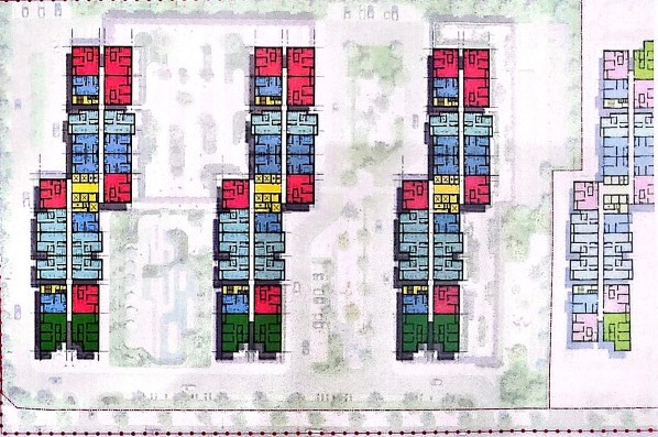 Mặt bằng chi tiết tầng 4-22 căn hộ K-Home Cityview